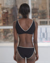 BASERANGE French Organic Cotton Panty and Bra Set BAS-BRPA-CR-AU25-MURANO NAVY (UNDYED) Bra (BRPA UNPA)